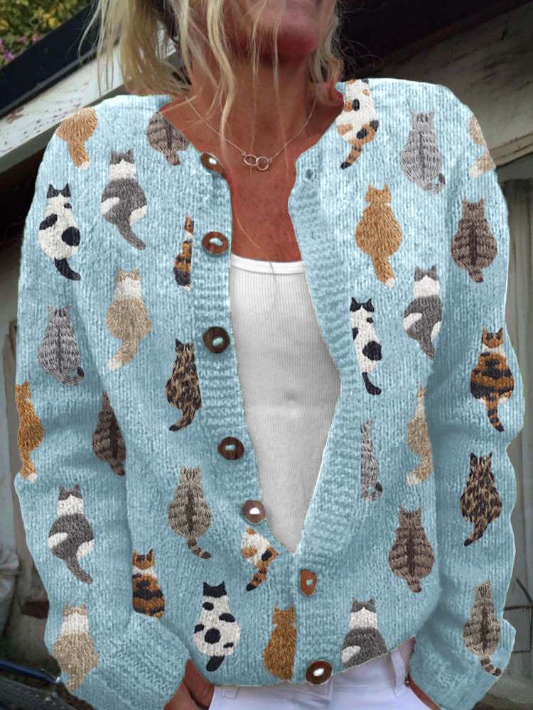 Cardigan Bleu / 4XL (CA 18)
